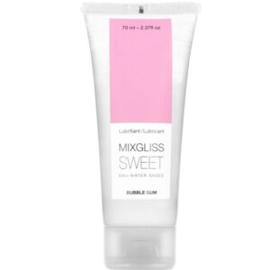Mixgliss-Gleitgel auf Wasserbasis Bubblegum Aroma, 70 Ml · Kosmetika & Aphrodisiaka