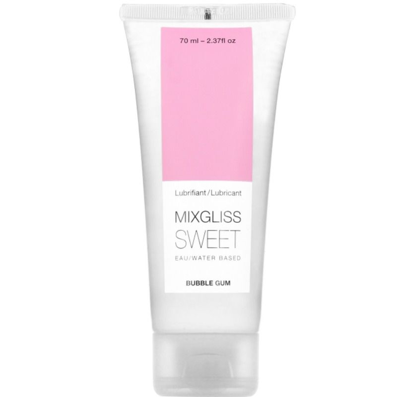 Mixgliss-Gleitgel auf Wasserbasis mit Bubblegum-Aroma, 70 ml