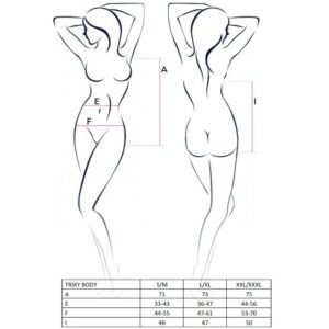 Passion-Trixy Teddy Schwarz, Größe L/XL · Spicy Dessous & Bodystockings (Bild 2)