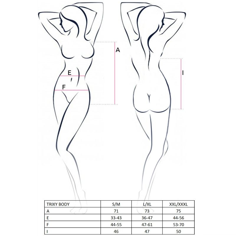 Passion-Trixy Teddy Schwarz, Größe L/XL · Spicy Dessous & Bodystockings (Bild 2)