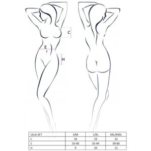 Passion-Woman Ulla Set BH, Giartier und Tanga · Spicy Dessous & Bodystockings (Bild 3)