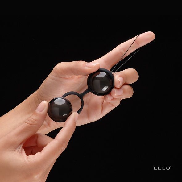 Lelo-Luna Beads Schwarz Liebeskugeln für Pelvico-Silikon-Übungen · Sextoys (Bild 4)