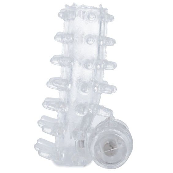Casual Love-Penishülle Vibrator Ring Transparent-TPR · Sextoys (Bild 4)