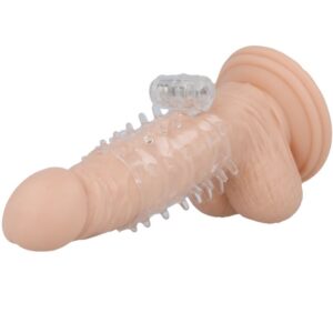 Casual Love-Penishülle Vibrator Ring Transparent-TPR · Sextoys (Bild 2)