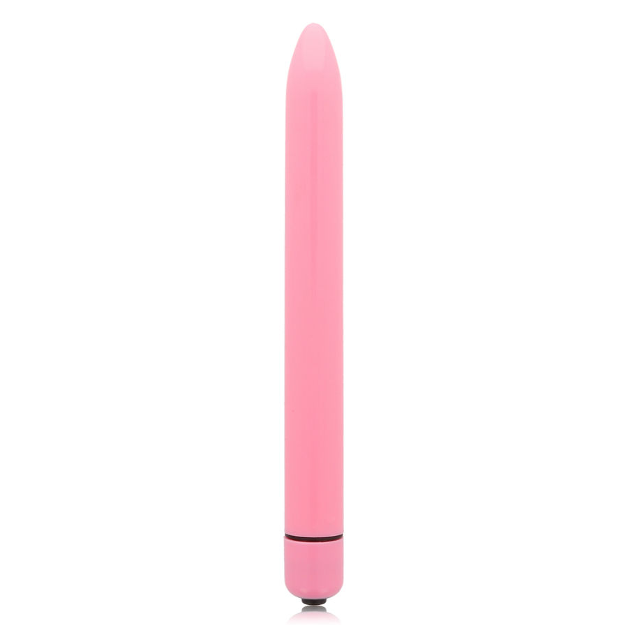 Glossy-Slim Vibrator Rosa-ABS, 3 Geschwindigkeiten, Wasserdicht, Still · Vibratoren (Bild 3)
