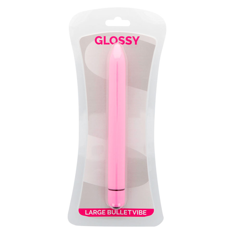 Glossy-Slim Vibrator Rosa-ABS, 3 Geschwindigkeiten, Wasserdicht, Still · Vibratoren (Bild 2)