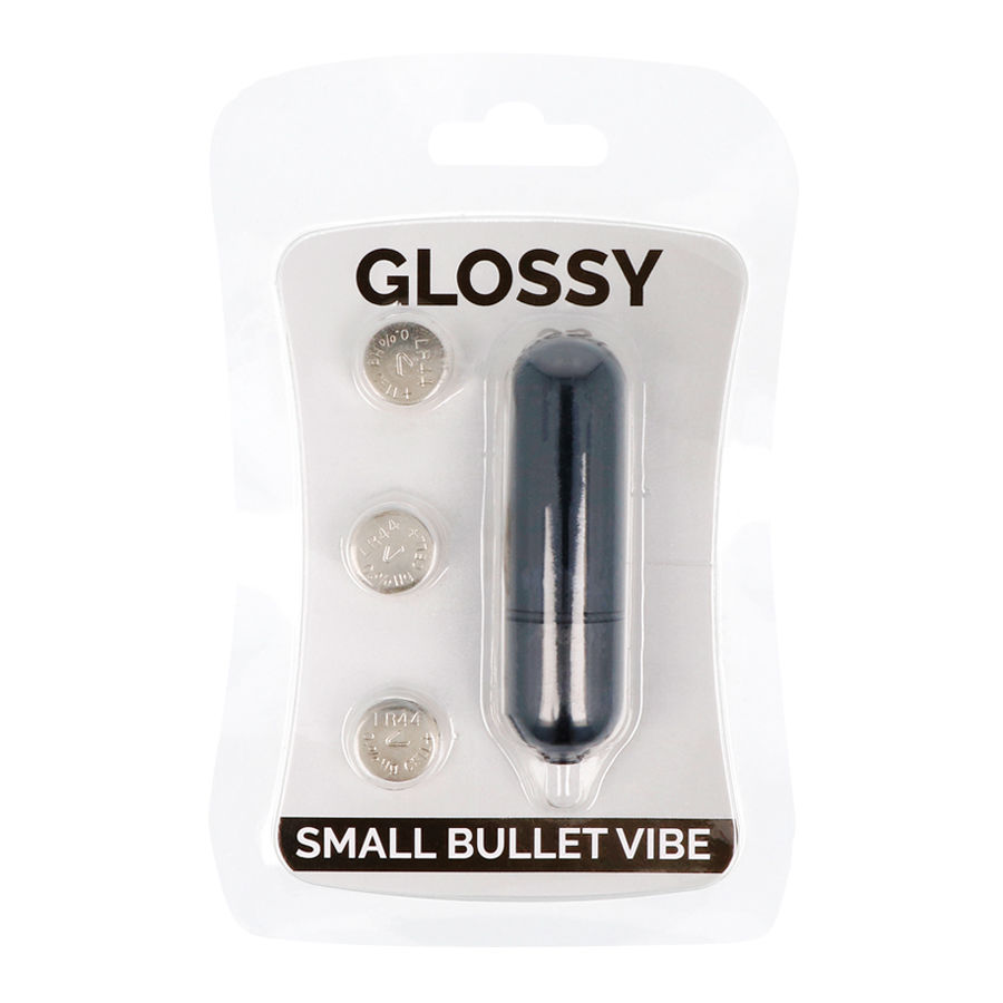 Glossy-Small Bullet Vibe Schwarz-ABS, 3 Geschwindigkeiten, Wasserdicht · Vibratoren (Bild 2)