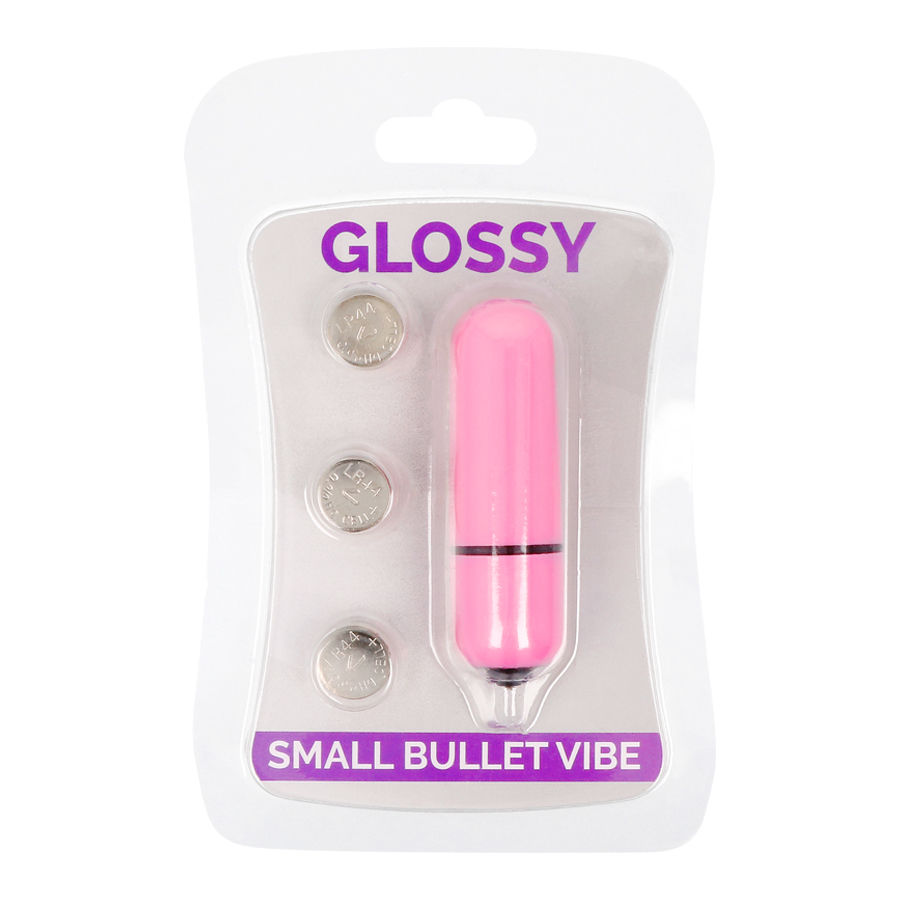 Glossy-Vibrator Bullet Pic Rosa Intenso-ABS, 3 Geschwindigkeiten, Wasserdicht · Vibratoren (Bild 3)