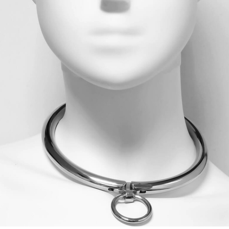 Metal Hard-Halskette aus Metall mit Kombinationsverschluss 13.5 Cm · Spielzeug aus Glas & Metall