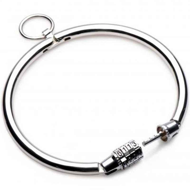 Metal Hard-Halskette aus Metall mit kombiniertem Verschluss 10,5 cm · Spielzeug aus Glas & Metall (Bild 2)