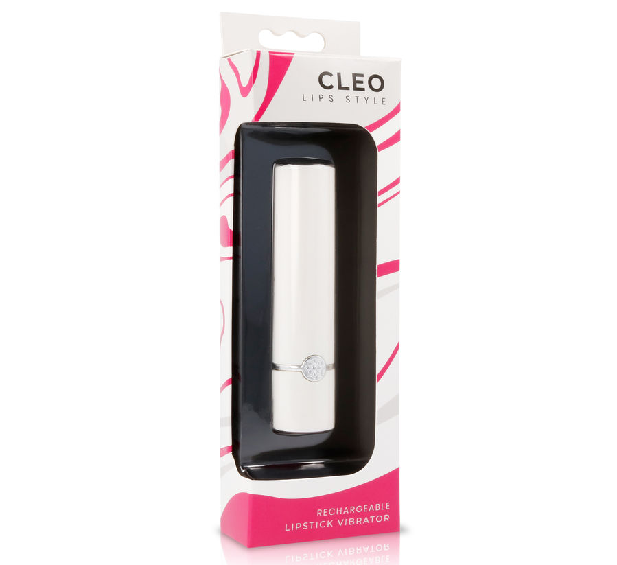 Lips Style-Cleo White & Pink-Silikon, 10 Geschwindigkeiten, Wiederaufladbar, USB · Vibratoren (Bild 2)