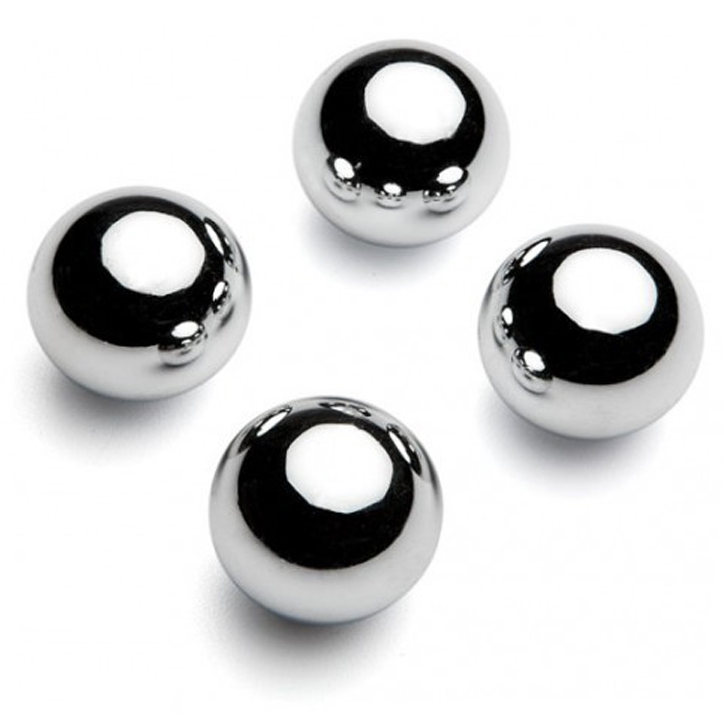 Metal Hard-Set mit 2 Magnetkugeln 10 mm · Spielzeug aus Glas & Metall (Bild 2)