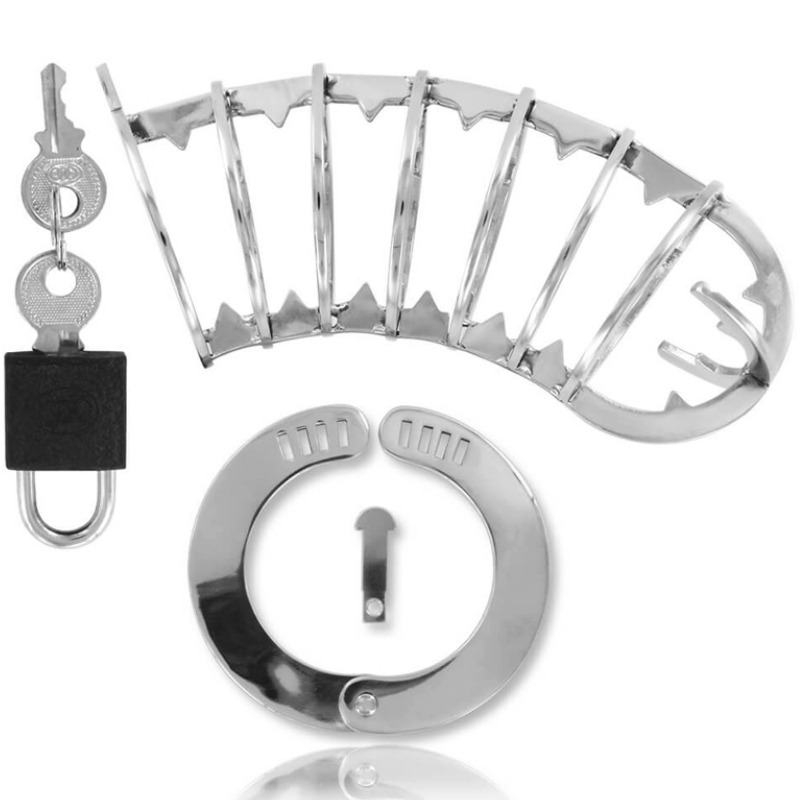 Metal Hard-Tisch für Penis mit Sicherheitsschlösser 14 cm · BDSM-Zubehör (Bild 2)