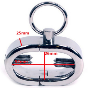 Metal Hard-Armband für Hoden · Spielzeug aus Glas & Metall (Bild 2)