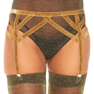 Leg Avenue Accessories-Elastischer Gürtel Lurex One Size · Spicy Dessous & Bodystockings