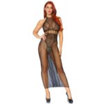 Leg Avenue Dresses-Kleid Halter Doppelnetz, Rücken Ausgeschnitten · Spicy Dessous & Bodystockings