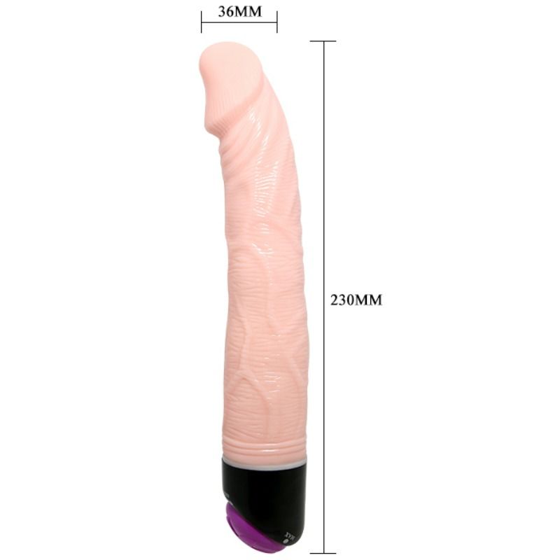Baile-Adour Baile – Club Vibrator Realistisch 23 Cm Natural-TPR · Vibratoren (Bild 3)