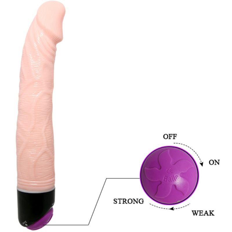 Baile-Adour Baile – Club Vibrator Realistisch 23 Cm Natural-TPR · Vibratoren (Bild 4)