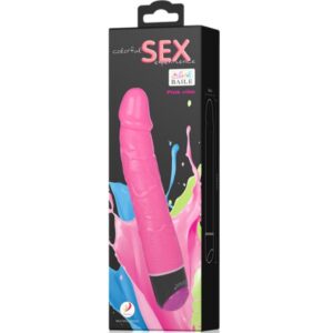 Baile-Vibrator Realistisch Bunt 23 cm TPR · Vibratoren (Bild 7)