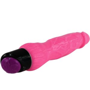 Baile-Vibrator Realistisch Bunt Rosa 24 Cm-TPR · Vibratoren (Bild 5)