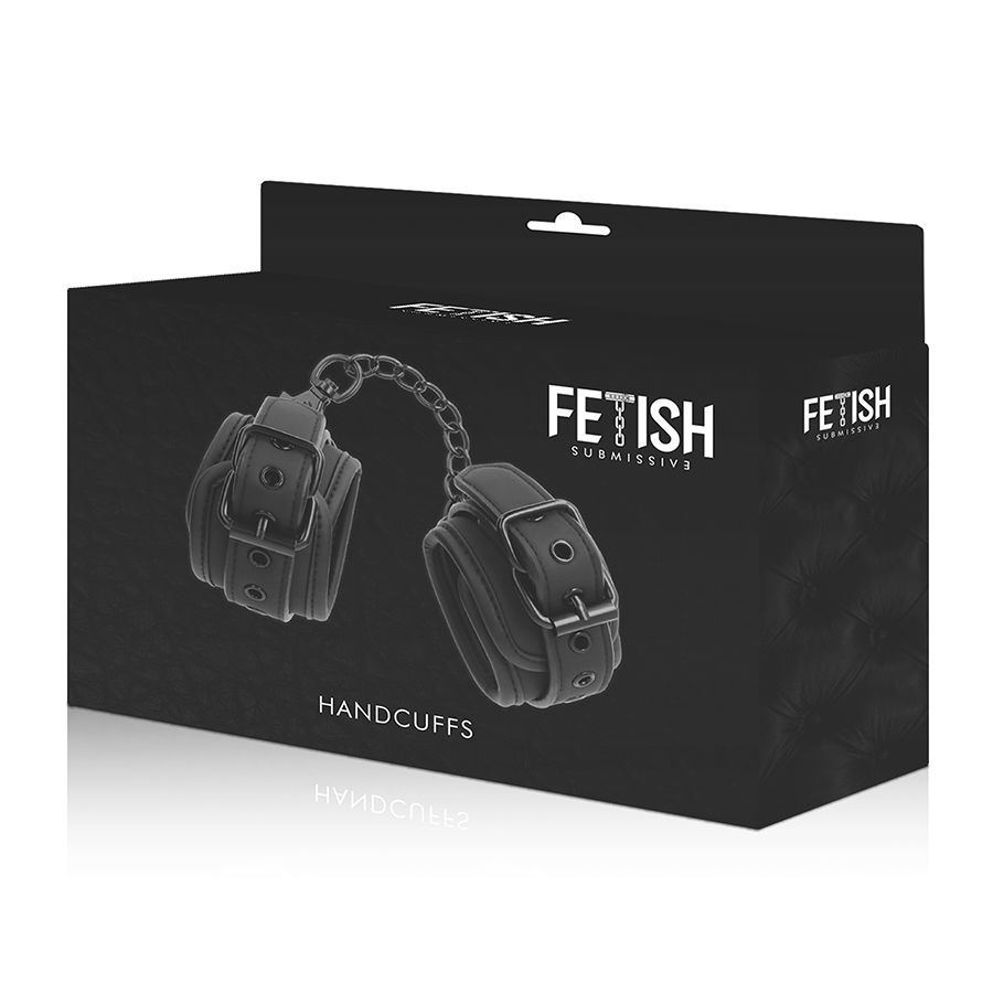Fetish Submissive Bondage-Handschellen in der Vegana Haut mit Beschichtung · Sextoys (Bild 6)