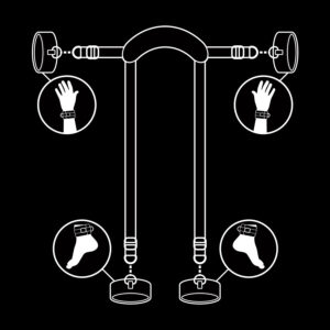Fetish Submissive Bondage-Master Position mit 4 Handschellen Impottite · Sextoys (Bild 6)