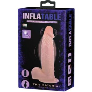 Baile-Dildo realistisch aufblasbar vibrierend-TPR, Fernbedienung, Saugnapf · Vibratoren (Bild 4)
