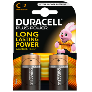 Duracell-Plus Power Batterie C LR14, 2 Einheiten · Batterien & Zubehör