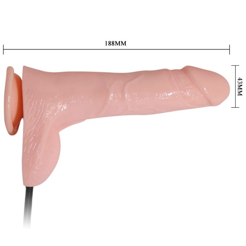 Baile-Dildo Realistische Vibration Spreizbar 18.8 Cm-TPR, Fernbedienung · Vibratoren (Bild 2)