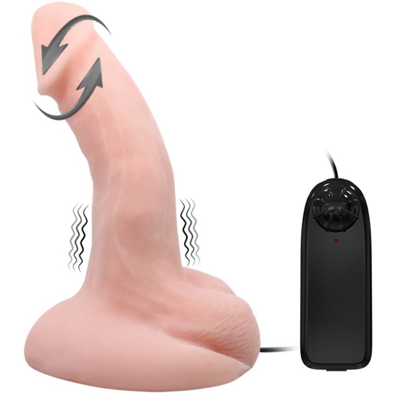 Baile Vibrators-Arbitrariness Dildo mit Vibration und Rotation-TPR