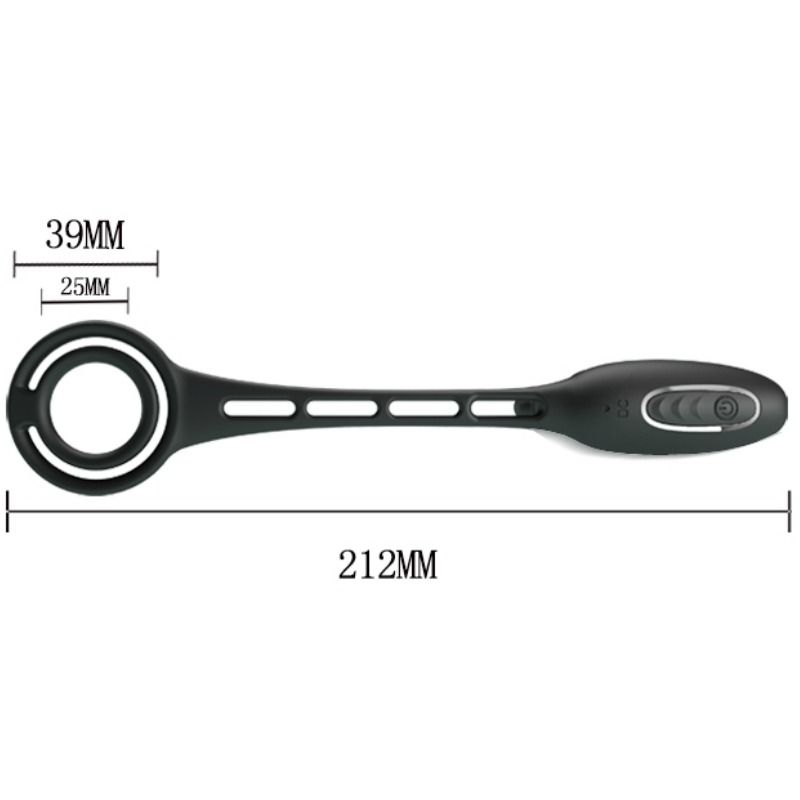 For Him-Penianische Ringe mit Vibrator Prostata-Silizium, 12 Geschwindigkeiten · Sextoys (Bild 9)