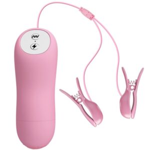 Baile-Romantic Wave Klemmen mit Vibration und Elektrostimulation-12 Stufen