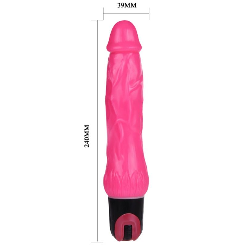 Baile-Vibrator Daaply Pleasure Multispeed Rosa-TPR · Vibratoren (Bild 5)