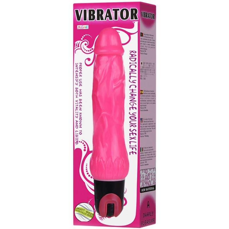 Baile-Vibrator Daaply Pleasure Multispeed Rosa-TPR · Vibratoren (Bild 4)
