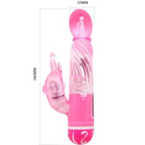 Baile Vibrators-Multispeed Vibrator mit Stimulator Rosa-TPR, 10 · Vibratoren (Bild 5)