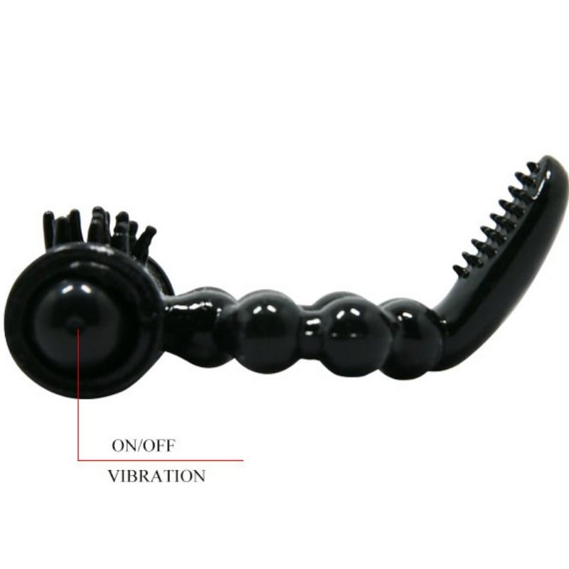 Baile For Him-Sweet Ring mit Doppel Stimulator-Silikon · Sextoys (Bild 3)