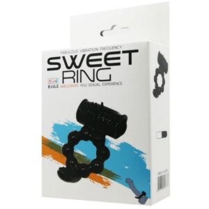 Baile For Him-Sweet Ring mit Doppel Stimulator-Silikon · Sextoys (Bild 7)