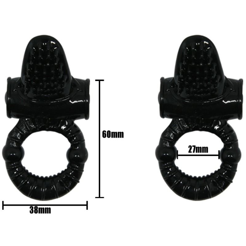 Baile For Him-Sweet Ring Vibrationsring mit Kaninchen aus Silikon · Sextoys (Bild 2)