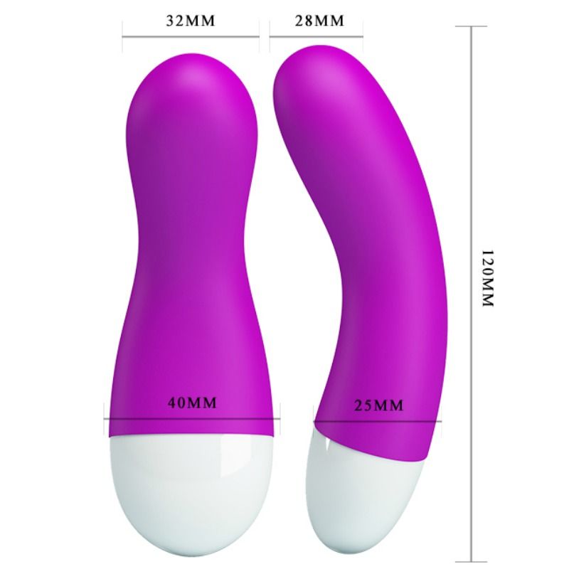 Fun Toys-Ian G-point Stimulator-Silikon, 12 Geschwindigkeiten, Wiederaufladbar · Vibratoren (Bild 5)