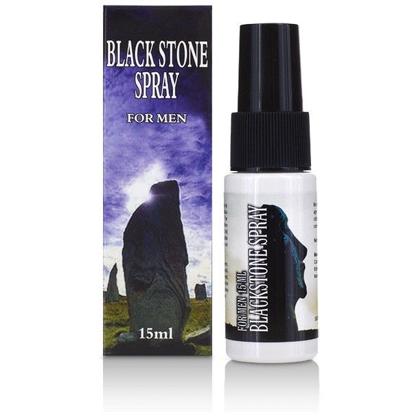 Cobeco Pharma-Black Stone Spray Verzögerung für Männer 15ML · Aphrodisiaka für Männer