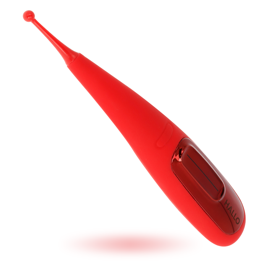 Hallo-Focus Vibrator Red-Silikon, 10 Geschwindigkeiten, Wiederaufladbar, USB · Vibratoren (Bild 2)