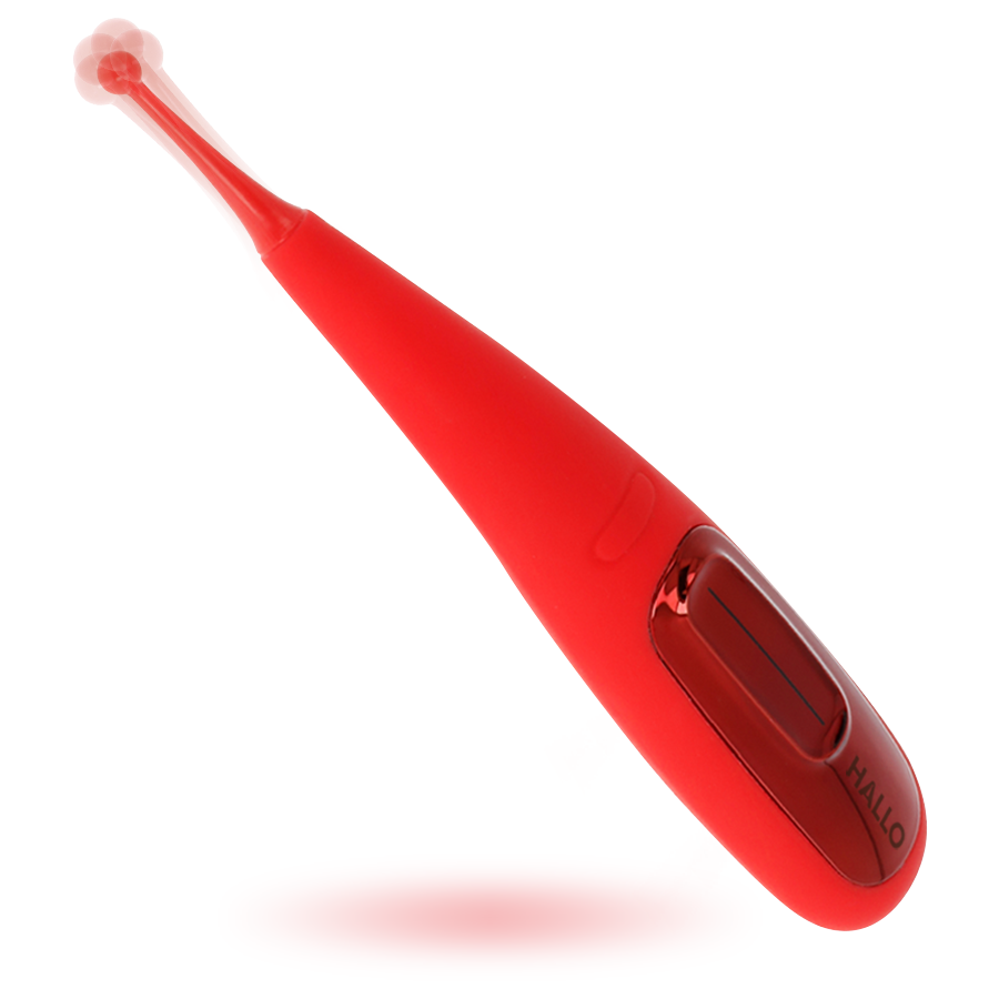 Hallo-Focus Vibrator Red-Silikon, 10 Geschwindigkeiten, Wiederaufladbar, USB · Vibratoren