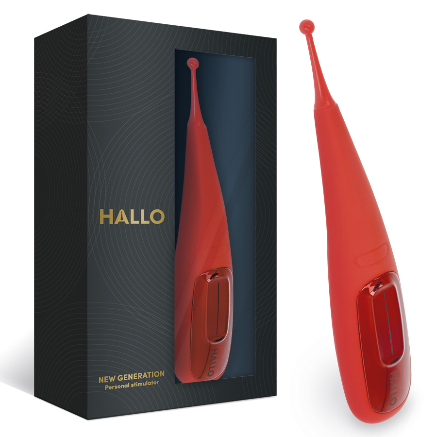 Hallo-Focus Vibrator Red-Silikon, 10 Geschwindigkeiten, Wiederaufladbar, USB · Vibratoren (Bild 3)