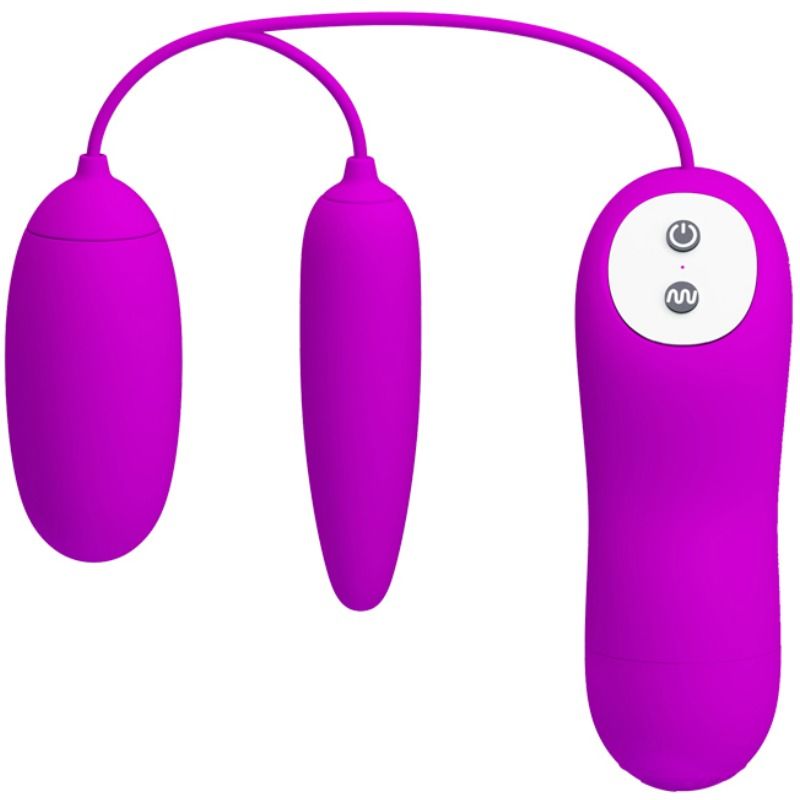 Fun Toys-Irma Ei Vibrator Double Vibrations-Silikon, 12 Geschwindigkeiten · Vibratoren