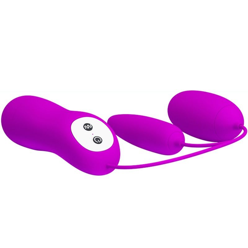 Fun Toys-Irma Ei Vibrator Double Vibrations-Silikon, 12 Geschwindigkeiten · Vibratoren (Bild 4)
