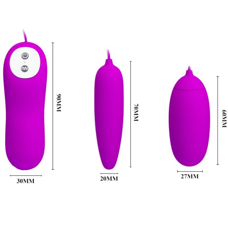 Fun Toys-Irma Ei Vibrator Double Vibrations-Silikon, 12 Geschwindigkeiten · Vibratoren (Bild 5)