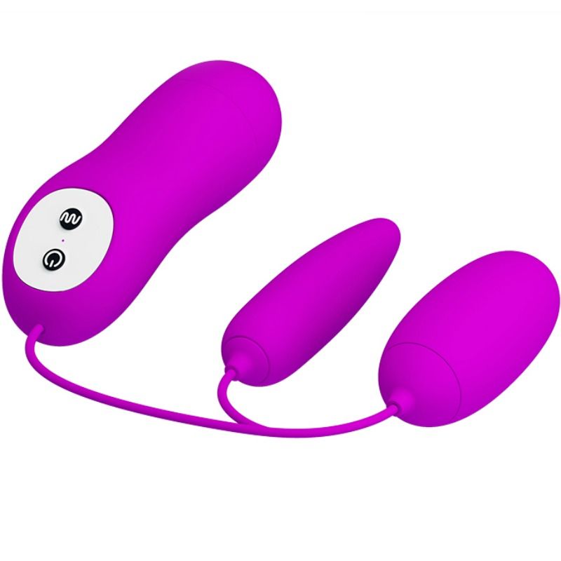 Fun Toys-Irma Ei Vibrator Double Vibrations-Silikon, 12 Geschwindigkeiten · Vibratoren (Bild 8)