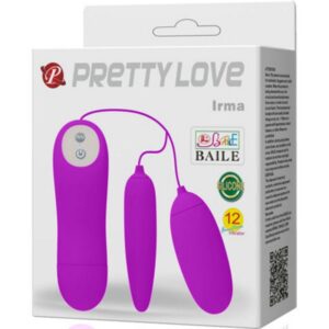 Fun Toys-Irma Ei Vibrator Double Vibrations-Silikon, 12 Geschwindigkeiten · Vibratoren (Bild 7)