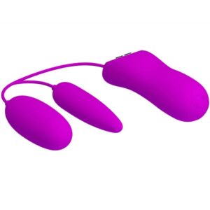 Fun Toys-Irma Ei Vibrator Double Vibrations-Silikon, 12 Geschwindigkeiten · Vibratoren (Bild 3)