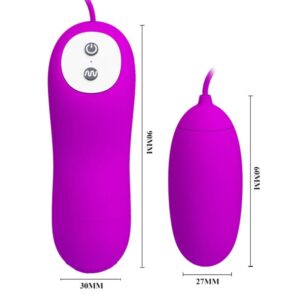 Fun Toys-Eunike Vibrierendes Ei, 12 Funktionen, Silikon und Abs-12 Geschwindigkeiten · Vibratoren (Bild 7)